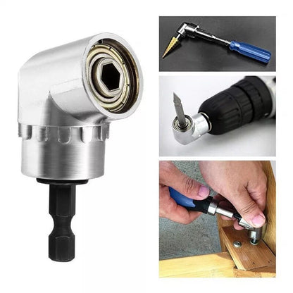 105 Degree Right Angle Drill Attachment and Flexible Angle Extension Bit Kit for Drill Or Screwdriver 1/4&quot; Socket Adapter Tools